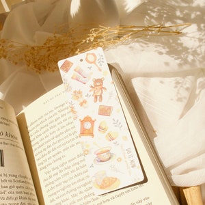 Soft aesthetic Bookmark, kawaii bookmark, booklover bookmark, Reading Accessories, kawaii stationery, gifts for book lovers, aesthetic gifts
