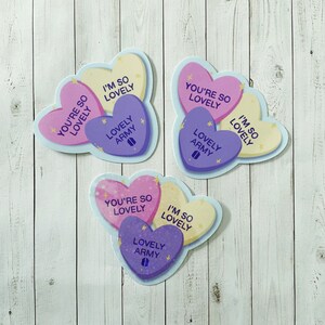 BTS Sticker Jimin Die Cut Vinyl | Jimin Lovely Lovely Sticker | Park Jimin Sticker | K-Pop Sticker | Bangtan Sticker