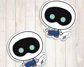 BTS Sticker Jin The Astronaut Super Tuna Wooteo Character Die Cut Vinyl | Kim Seokjin Sticker | K-Pop Sticker | Bangtan Sticker