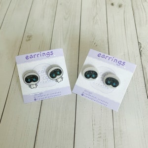 BTS Jin The Astronaut Wooteo Earrings| BTS Inspired Earrings | Shrink Plastic Earrings | Hypoallergenic Stud Earrings | BTS Army Gift