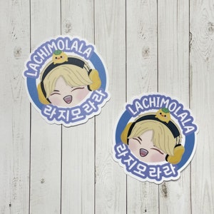 BTS Sticker Jimin Lachimolala Die Cut Vinyl | Lachimolala Sticker | Park Jimin Sticker | Jimin Sticker |  K-Pop Sticker | Bangtan