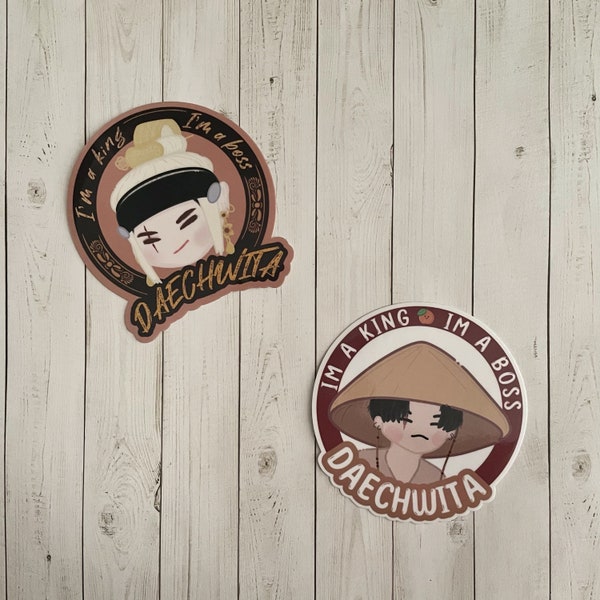 BTS Sticker Daechwita Yoongi Suga Agust D Die Cut Vinyl Sticker | Daechwita Sticker | Min Yoongi Sticker | Agust D Sticker | k-pop Bangtan