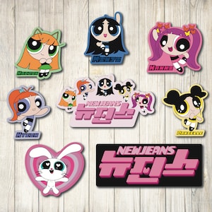 THE POWERPUFF GIRLS X NewJeans Sticker Pack - LINE FRIENDS_US