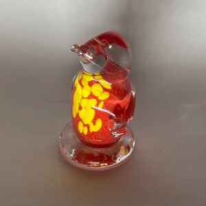 Vintage Handmade Glass Murano Penguin Mid-century Retro