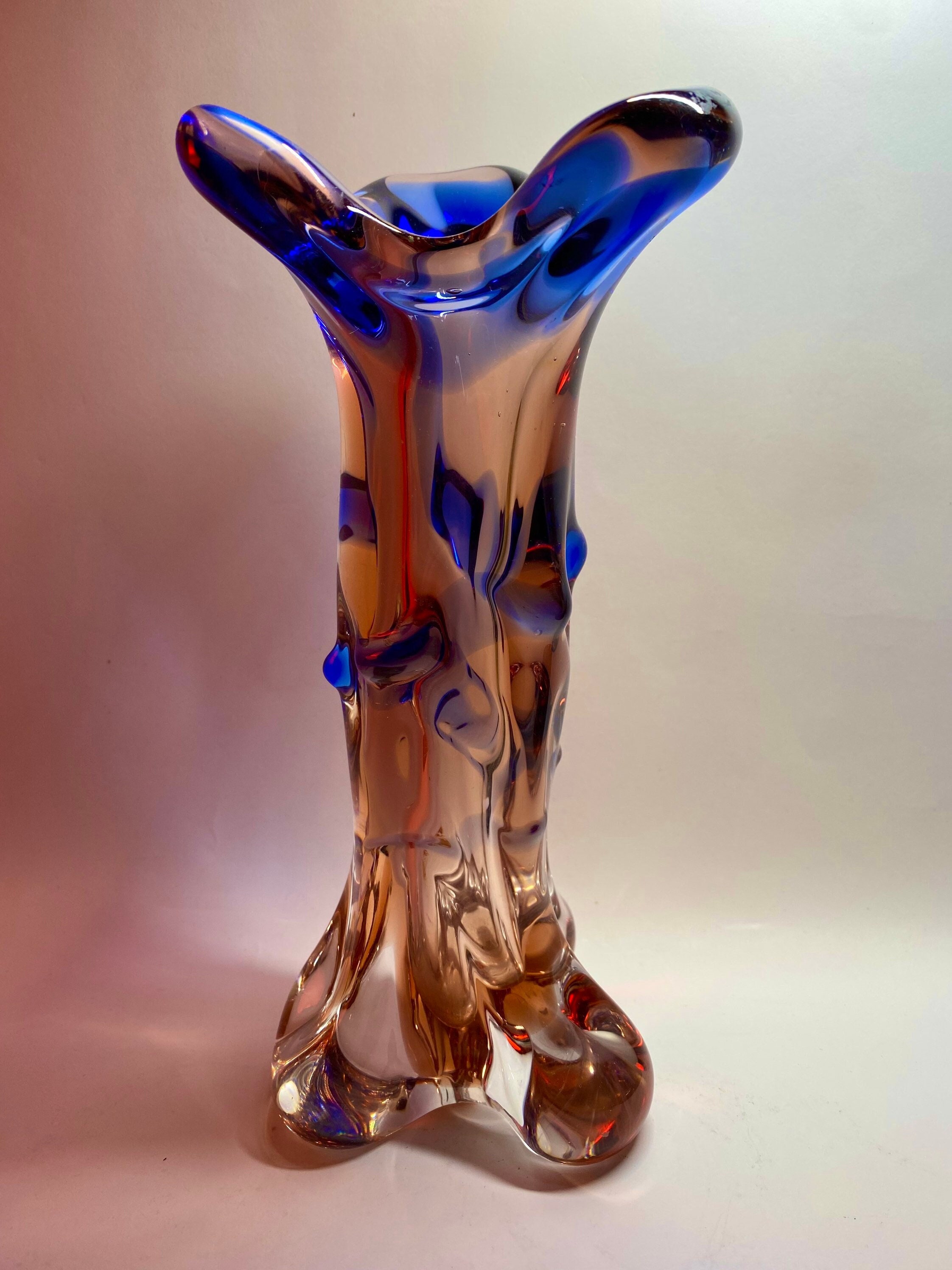 Beutiful Czechoslovak Vintage Antique Vase “NIAGARA” by Karel Zemek 1960s | SALE!