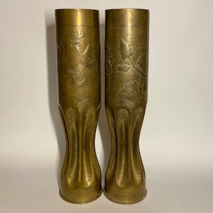 Art Nouveau Exquisite 1918 Pair of Vases EXTREMELY RARE