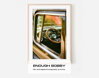 Vintage Car Photography | Street Photography Prints | Gallery Wall Print | Digital PRINTABLE Downloadable - 027