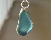 Sea Glass Necklace Tumbled Glass Christian Message