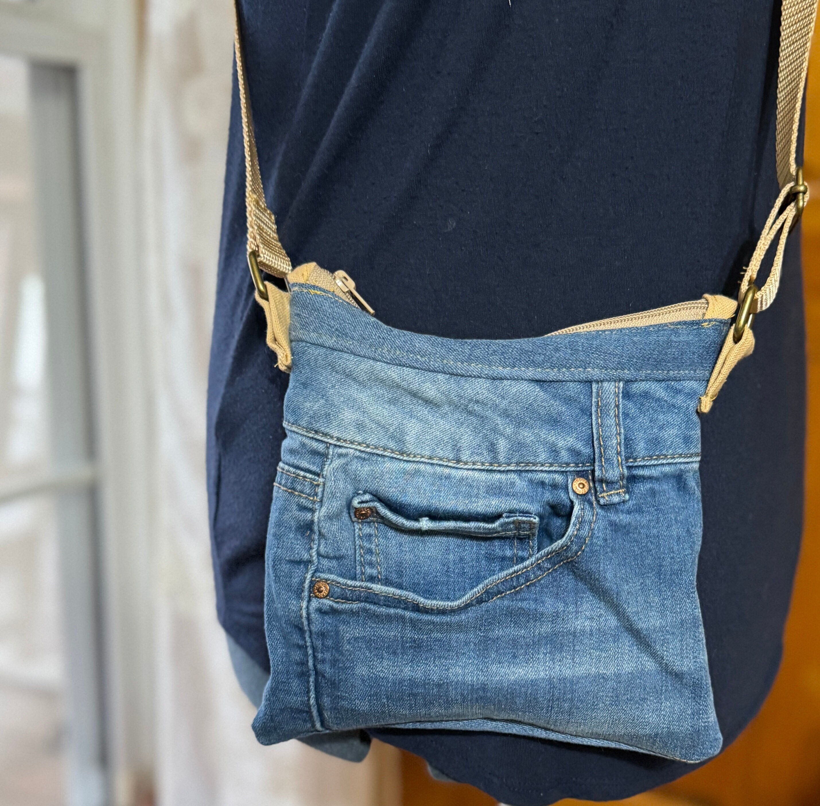 Denim cross 2025 body bag uk