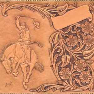 Bronc Buster Roper Wallet Pattern [DIGITAL DOWNLOAD]