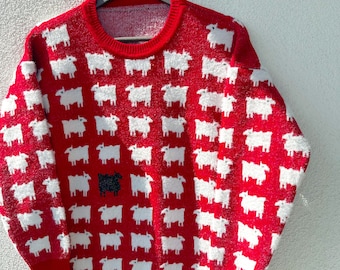 Princess Diana Black Sheep Sweater: Unisex Holiday Jumper