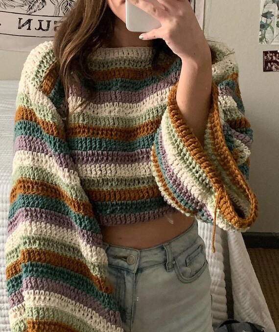 Crochet Sweater Pattern Beach Pullover Pattern Wavy Sweater Pattern Mesh Crochet Pattern Summer Sweater Pattern Easy Crochet Sweater Etsy UK