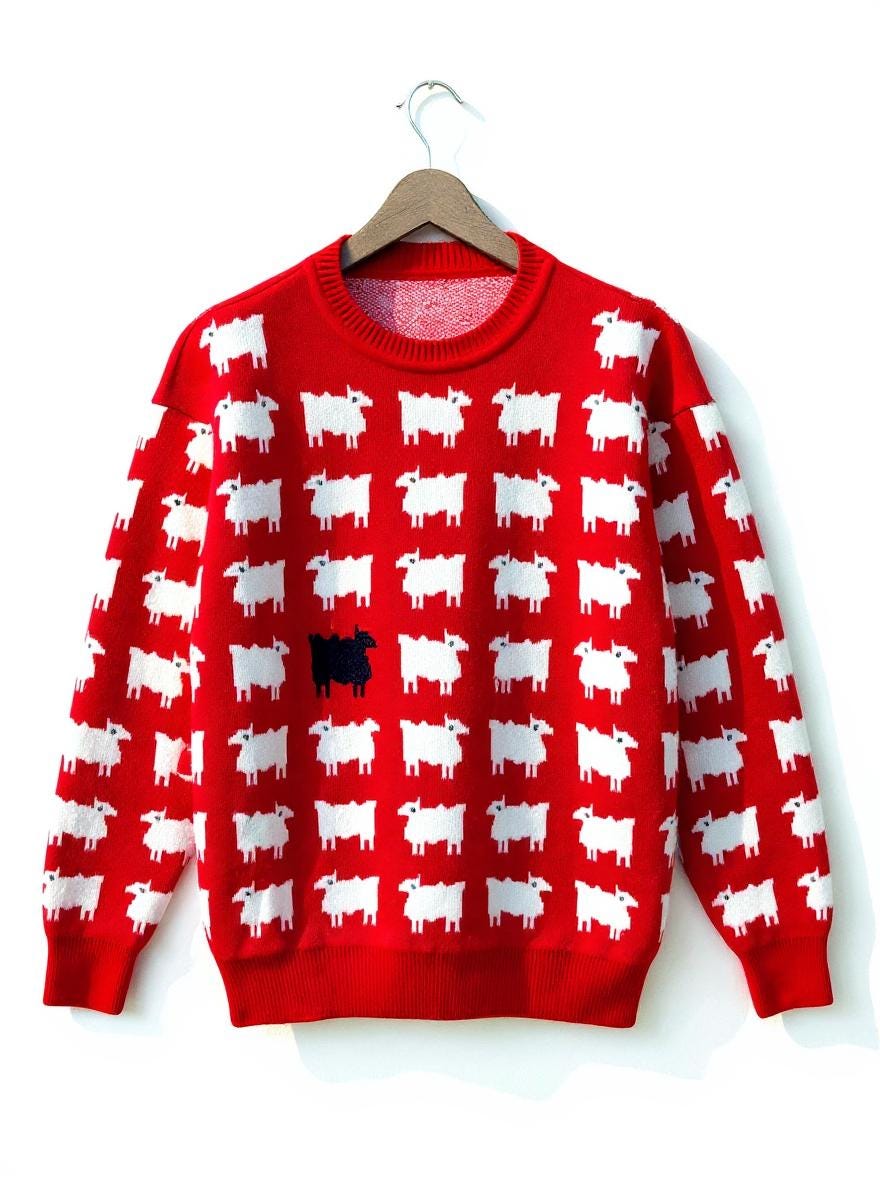 ヴィンテージ ダイアナ妃 ブラックシープセーター ヴィンテージ ダイアナ妃 ブラックシープセーター - メルカリ