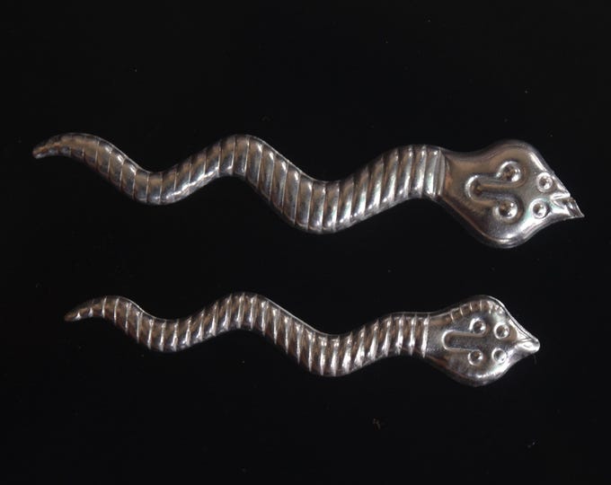 925 Sterling Silver Nag Nagin Pair, Naag Naagin Joda, Shivling Puja Snake Idol, Nag Panchami, Maha Shivratri Hindu Puja Gift