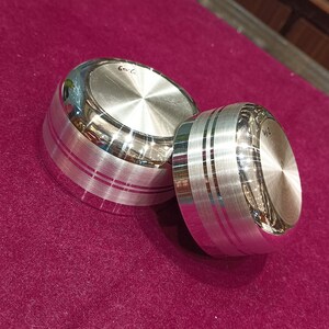 Pure Silver Bowl: Minimalist Design, Hallmarked 97% Silver
