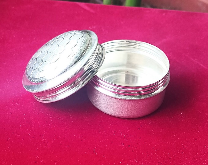 925 Sterling Silver Kumkum Box, BIS Hallmarked Sindoor Dani, Roli Haldi Container for Home Mandir, Wedding Housewarming Gift
