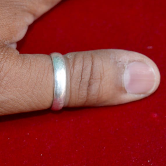 chandi ka sterling silver thumb rings size 10