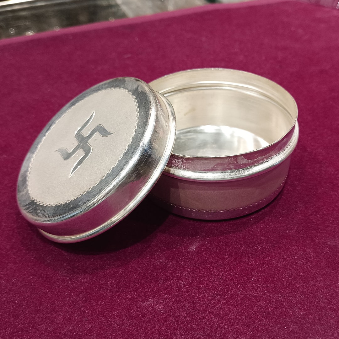 Mothers Day Pure Silver Lunch Box New Design Tiphin Solid Silver Lanch