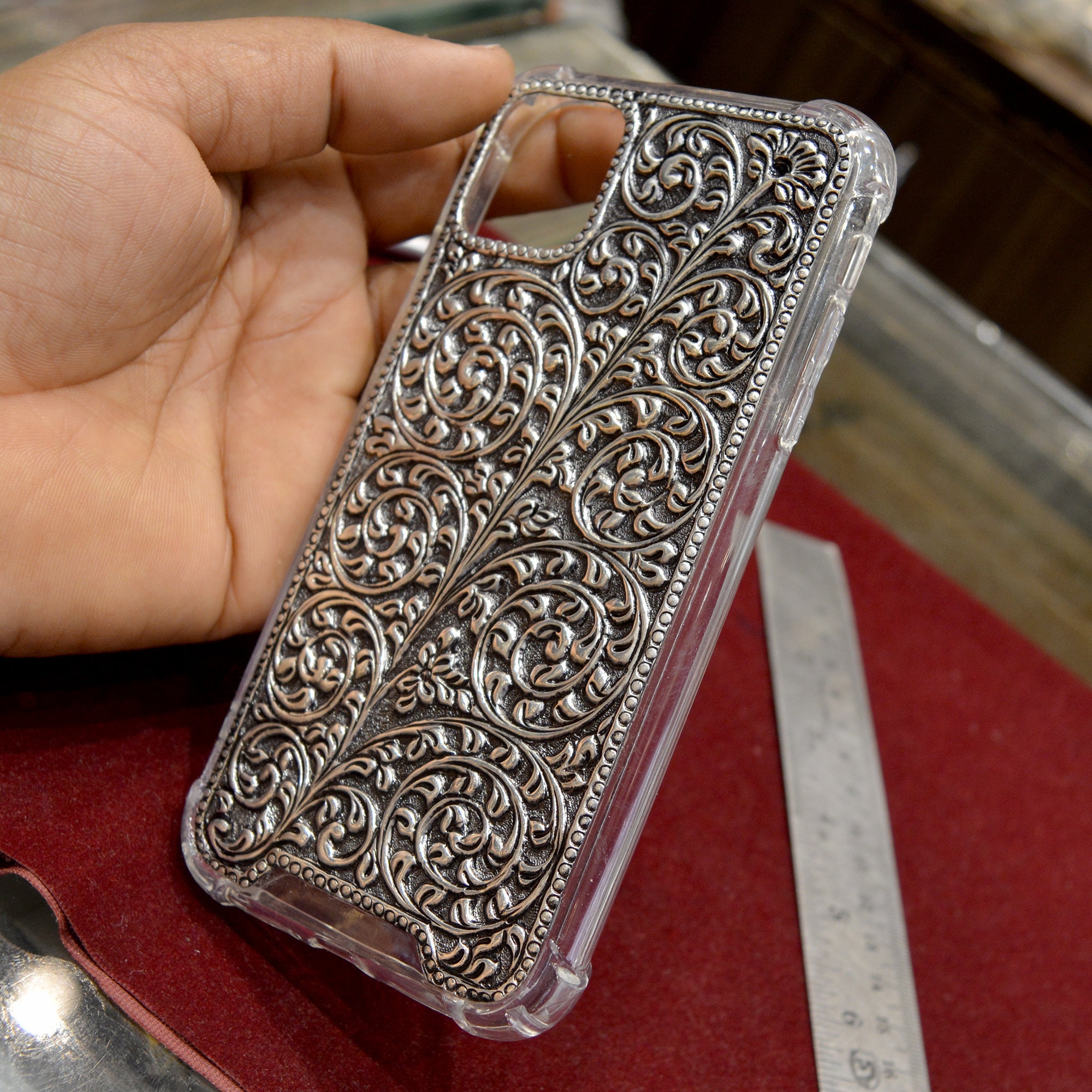 925 Sterling Silver iPhone Cover | Pure Solid Silver Mobile Case | Luxury Floral Design | Handmade Premium Protective Phone Cover - Etsy 925 Sterling Silver iPhone Cover | Pure Solid Silver Mobile Case | Luxury Floral Design | Handmade Premium Protective Phone Cover - Etsy
