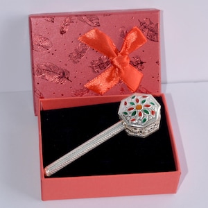 Sterling Silver Baby Rattle, Personalised Baby Gift, Silver Christening Gift, Monogram Baby Rattle, Engraved New Baby Keepsake.