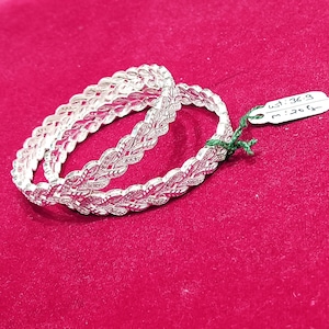925 Sterling Silver Bangle for Women, Silver Bangle for girlfriend, Silver Birthday gift, Silver return gift.