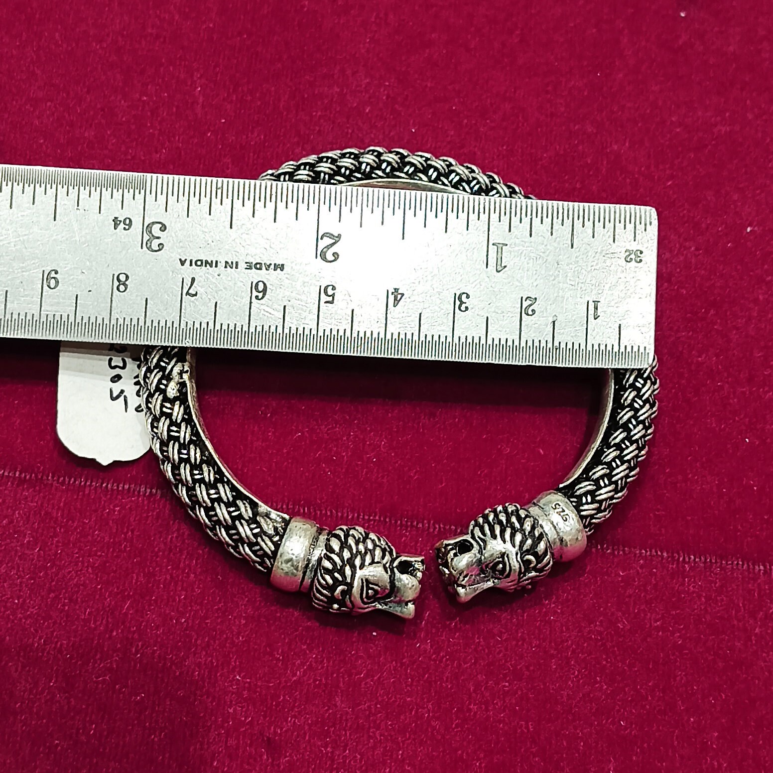 Good Friday 925 Sterling Silver Designer Loin Bangle for Man Good Friday 925 Sterling Silver Designer Loin Bangle for Man