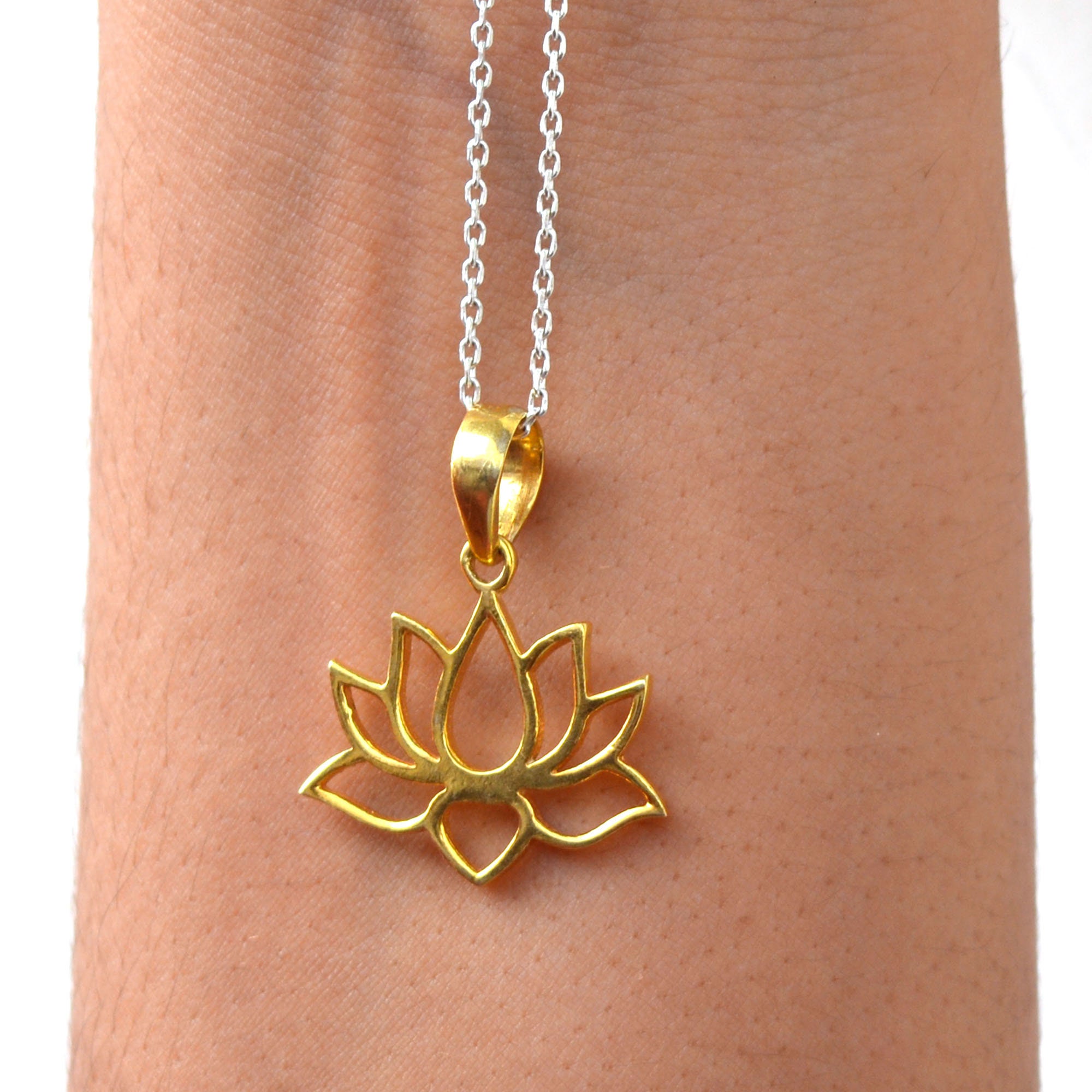 Artgemsjewellry Silver Gold Polished Lotus Pendant 925 Starling Silver Necklace Amazing Genuine Necklace Jewelry for Women - Etsy Artgemsjewellry Silver Gold Polished Lotus Pendant 925 Starling Silver Necklace Amazing Genuine Necklace Jewelry for Women - Etsy