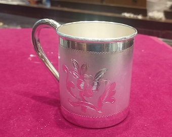 925 Sterling Silver Mug | Pure Silver Cup for Kids & Adults | 92.5 Hallmarked Silver Drinkware | Baby Gift | Luxury Silver Gifting