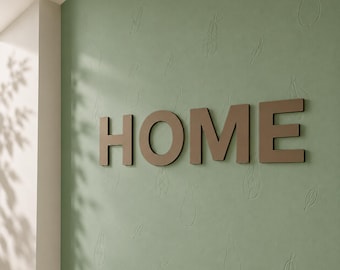 LetterForm Series® Gedurfde moderne grote decoratieve muurletter | Gepersonaliseerde naamweergave | Australisch gemaakt · plantaardig