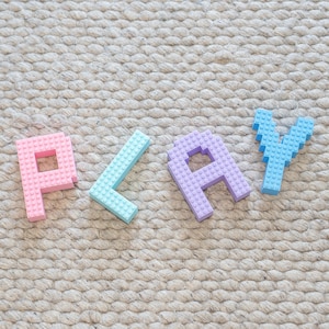 Brick Series® LightColour Personalisiertes Buchstaben-Namensschild