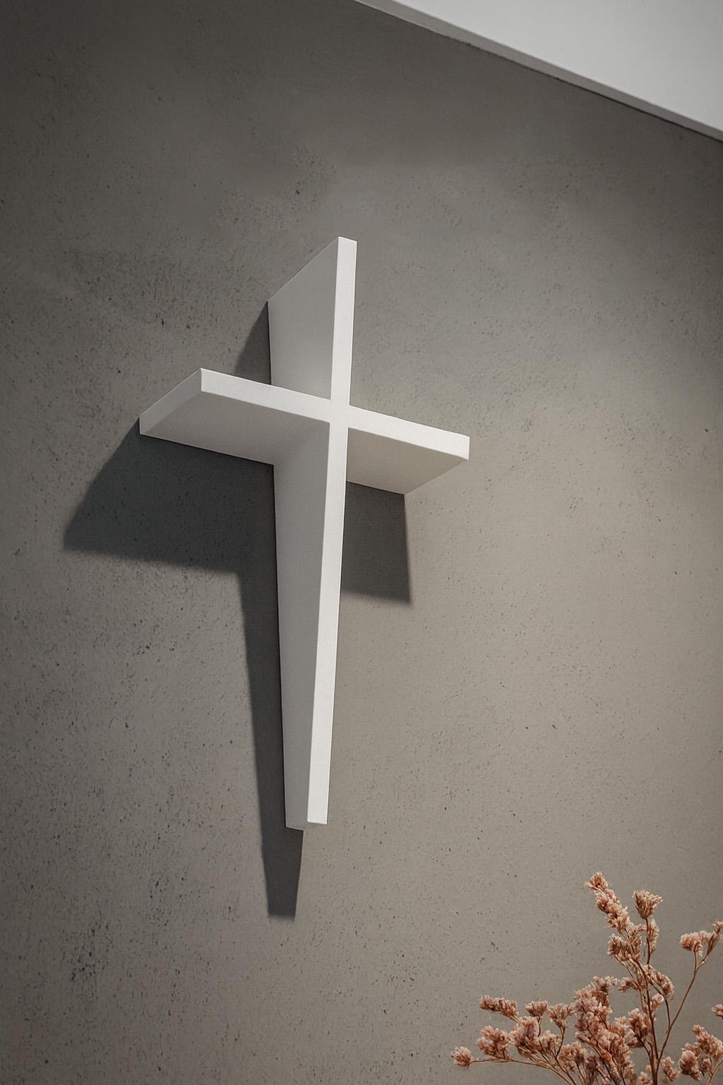 Faith Series® Angled Wall Cross – Minimalist Christian Wall Decor ...