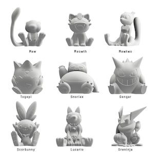 Statuette Pokémon da dipingere della serie PaintPalz® – Scegli il tuo personaggio, oltre 50 disponibili / Attività per feste di compleanno / A base vegetale immagine 10
