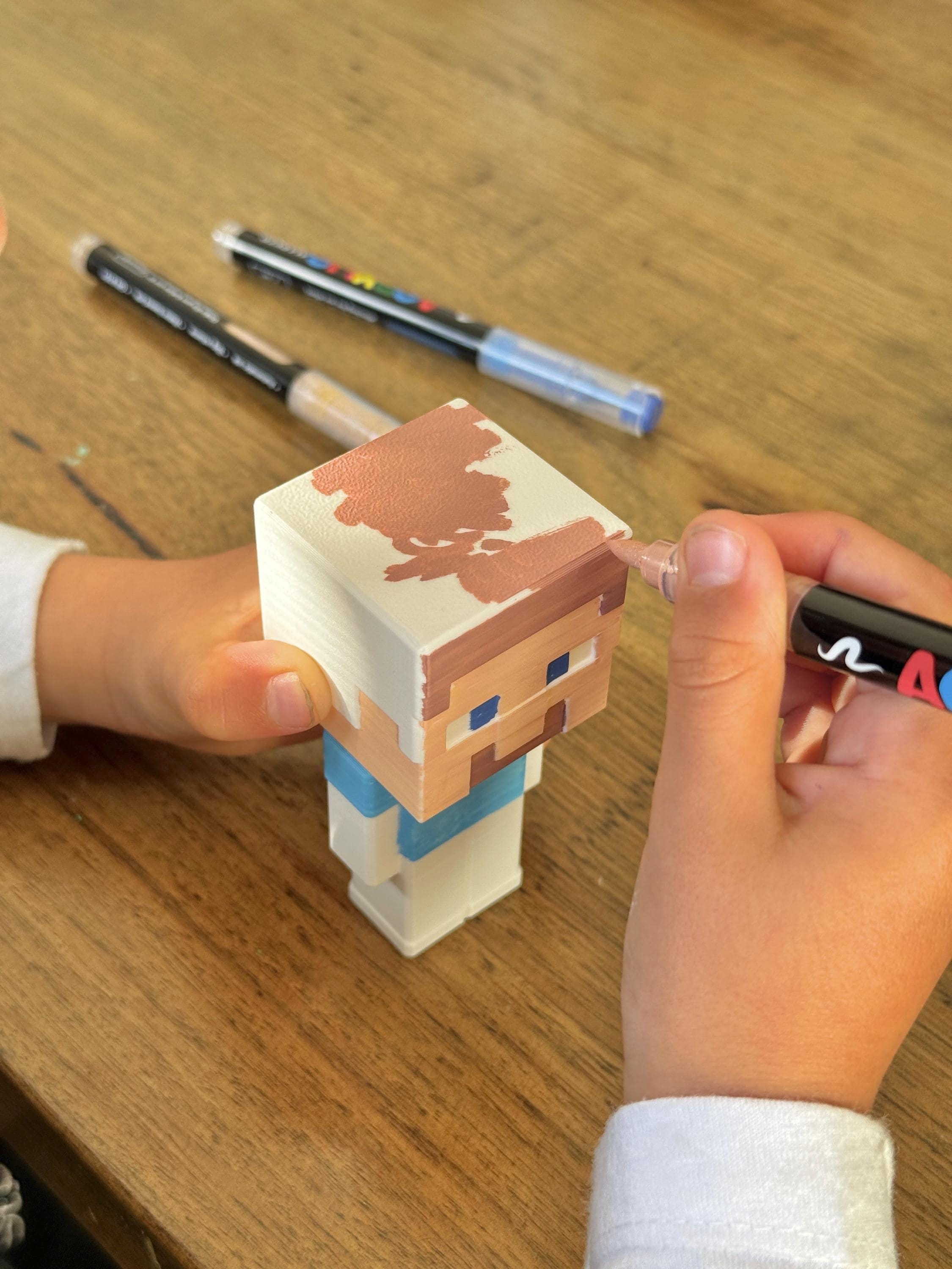 Paintpalz Series® Paintable Minecraft Figurines – Choose Your Character ...