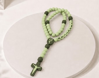 Faith Series® Little Hands-rozenkrans – Gepersonaliseerde katholieke kindergebedkralen | Communie · Doopcadeau | Australisch gemaakt