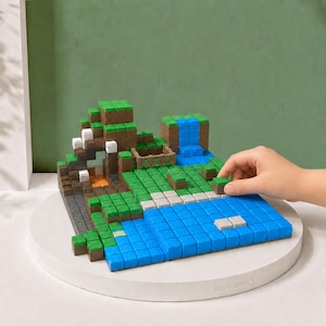 Minecraft-Inspired Modular Building Blocks – Kits, Expansion Packs & Base Plates, STEM Creative Play | Australian Made · Plant-Based