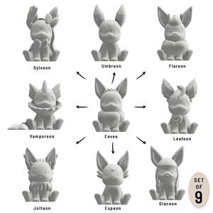 Statuette Pokémon da dipingere della serie PaintPalz® – Scegli il tuo personaggio, oltre 50 disponibili / Attività per feste di compleanno / A base vegetale immagine 8