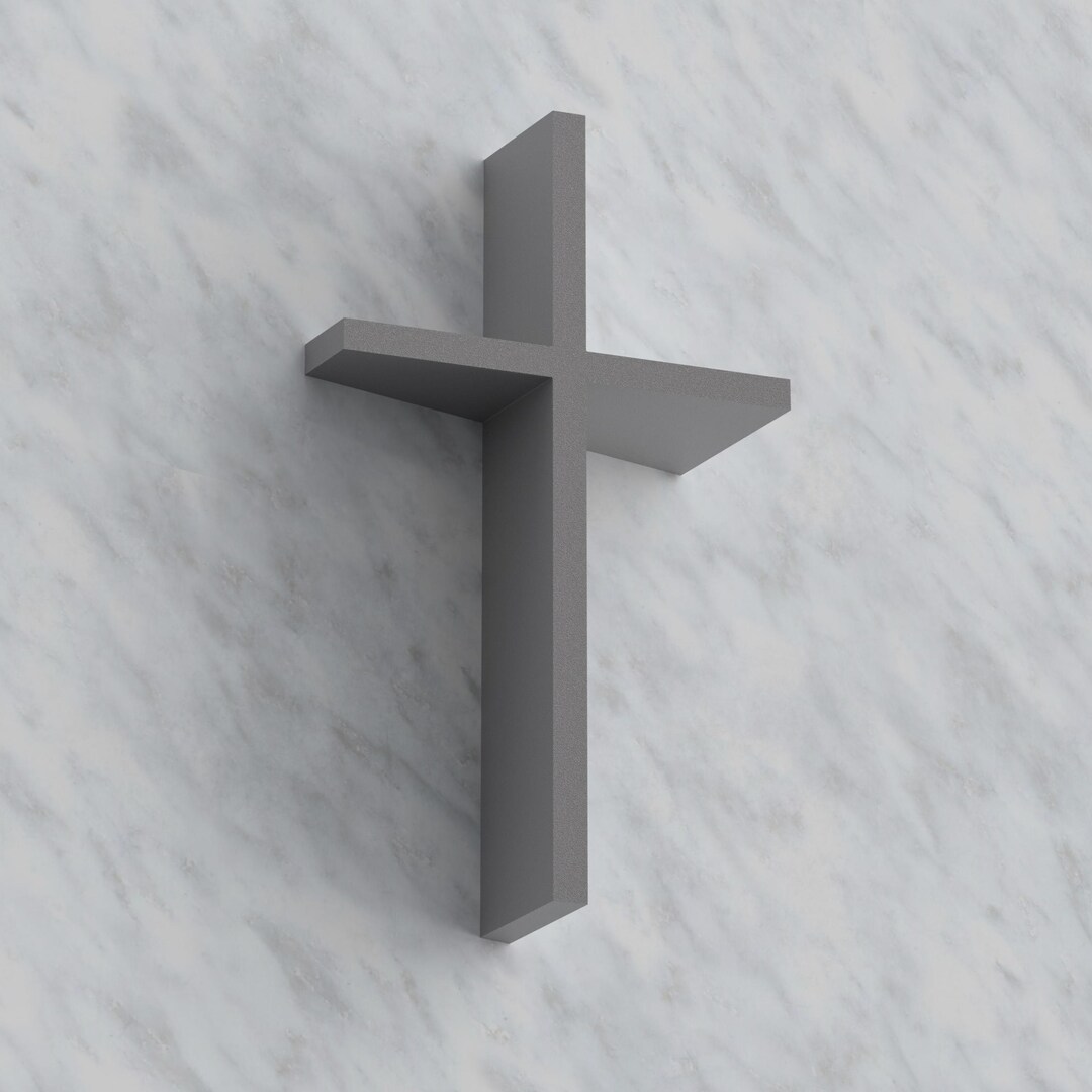 Faith Series® Side-angled Wall Cross – Minimalist Christian Wall Decor ...