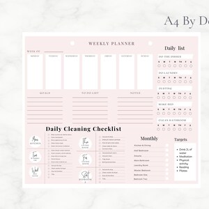 Fly Lady Cleaning Schedule, Fly Lady Printables, Flylady Cleaning ...