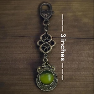 Vintage Style Bag Charm / Victorian Style Bag Charm / Celtic / Vintage Zipper Charm / Antique Style / Bag Charm / Purse Charm / Girl Gifts image 3