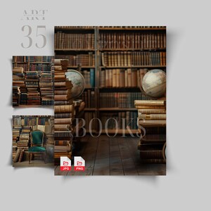Back To School Digital Backdrop School books School Portrait composite 1st Day of School Digital Studio Background Classroom digital library