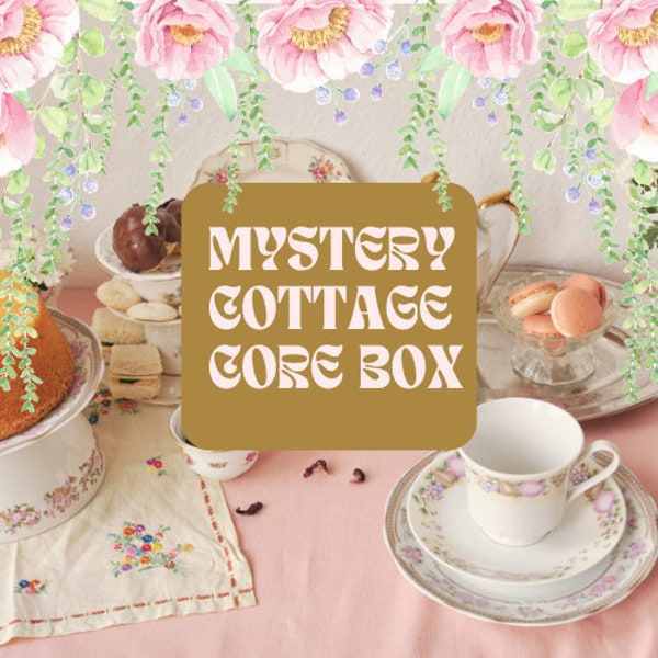 Cottagecore Mystery Box l Vintage Mystery Box l Granny Aesthetic Mystery Box l Shabby Chic Box l Eclectic Mystery Box l Letterbox Gift