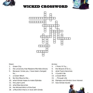 Wicked Crossword