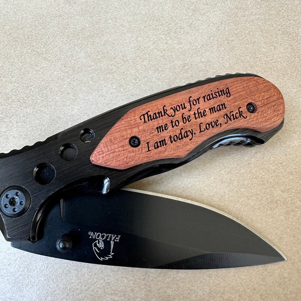 Personalized Gift Knives Handmade Mens Boyfriend Gift for Him, Fathers Day Gift, Engraved Pocket Knife, Groomsman, Wedding knives, Husband