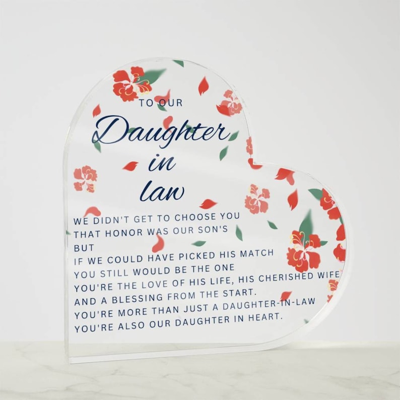 Daughter in Law Gift From Mother in Law, Daughter in Law Gift for