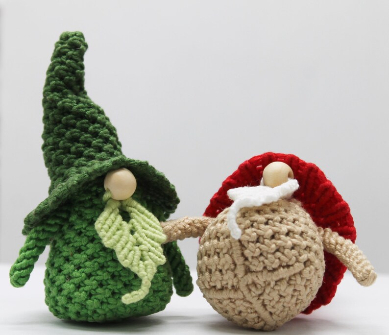 Macrame Gnome Pattern Pdf/ Macrame Toy/ Volume Macrame/ Keychain