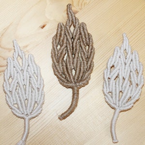 Leaf Macrame/ Modern Macrame/macrame Decor/ Macrame Pattern PDF/DIY ...