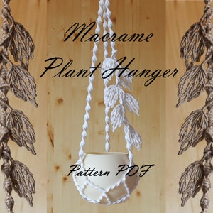 Pattern Pdf\Macrame Plant Hanger with decorative Leaves without tassel\Macrame plant hanging\Macrame PDF\Wall Hanging Plant Holder pdf\