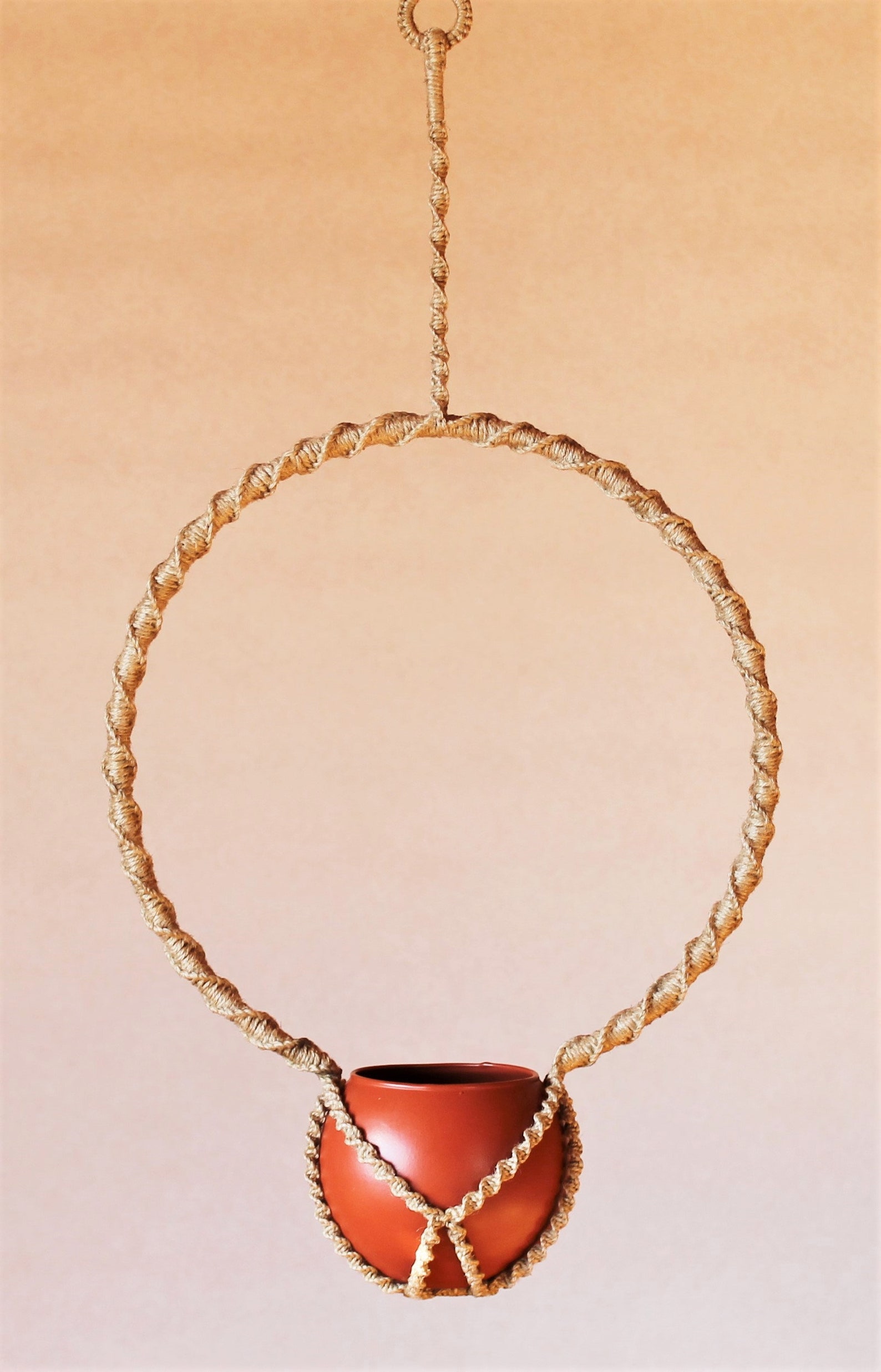 Macrame Plant Hanger Pattern: DIY Jellyfish Wall Holder (PDF) - Etsy