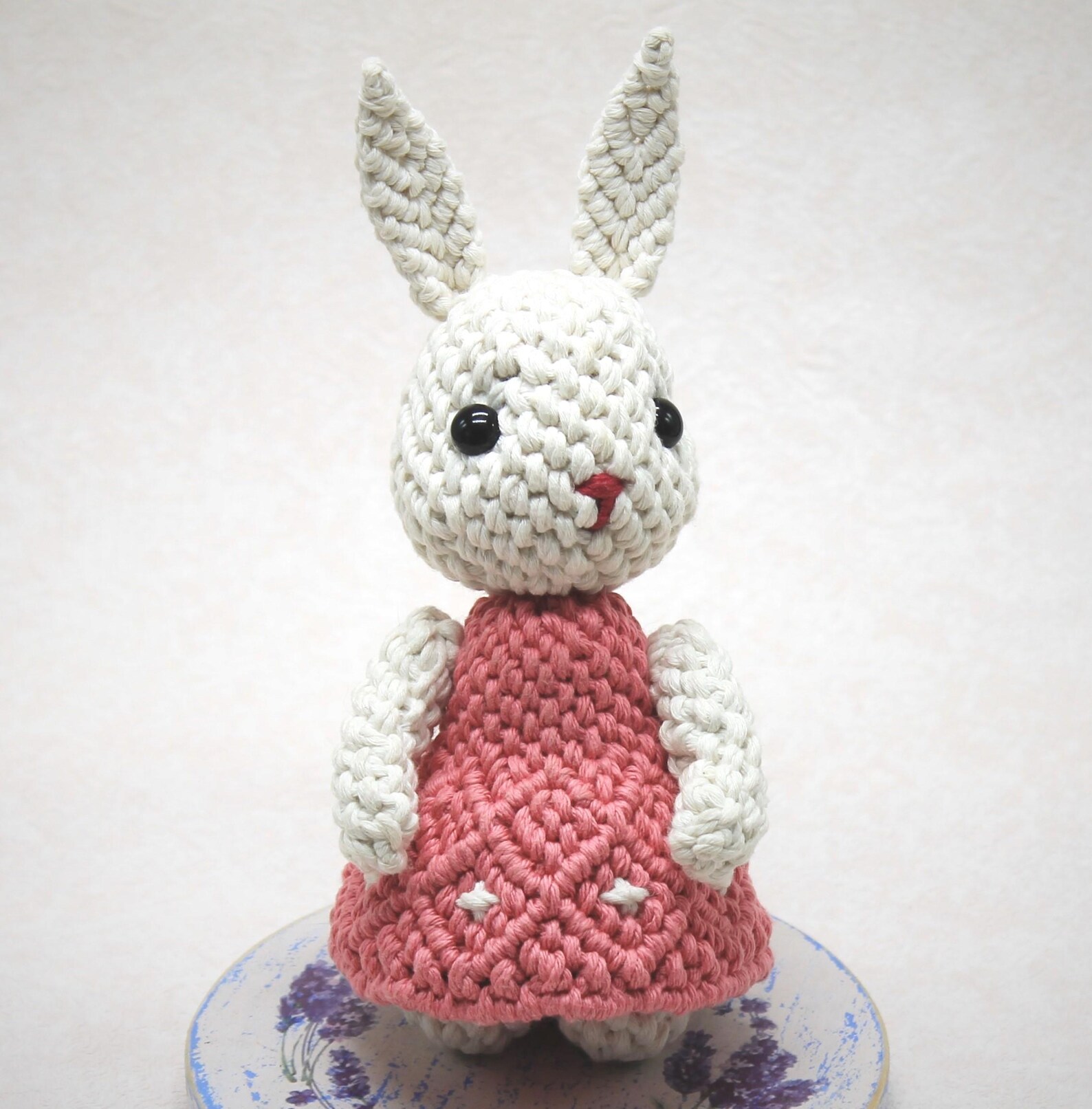 Macrame Rabbit Pattern Macrame Bunny Pattern PDF: 3D Amigurumi Toy With Rotating Limbs - Etsy