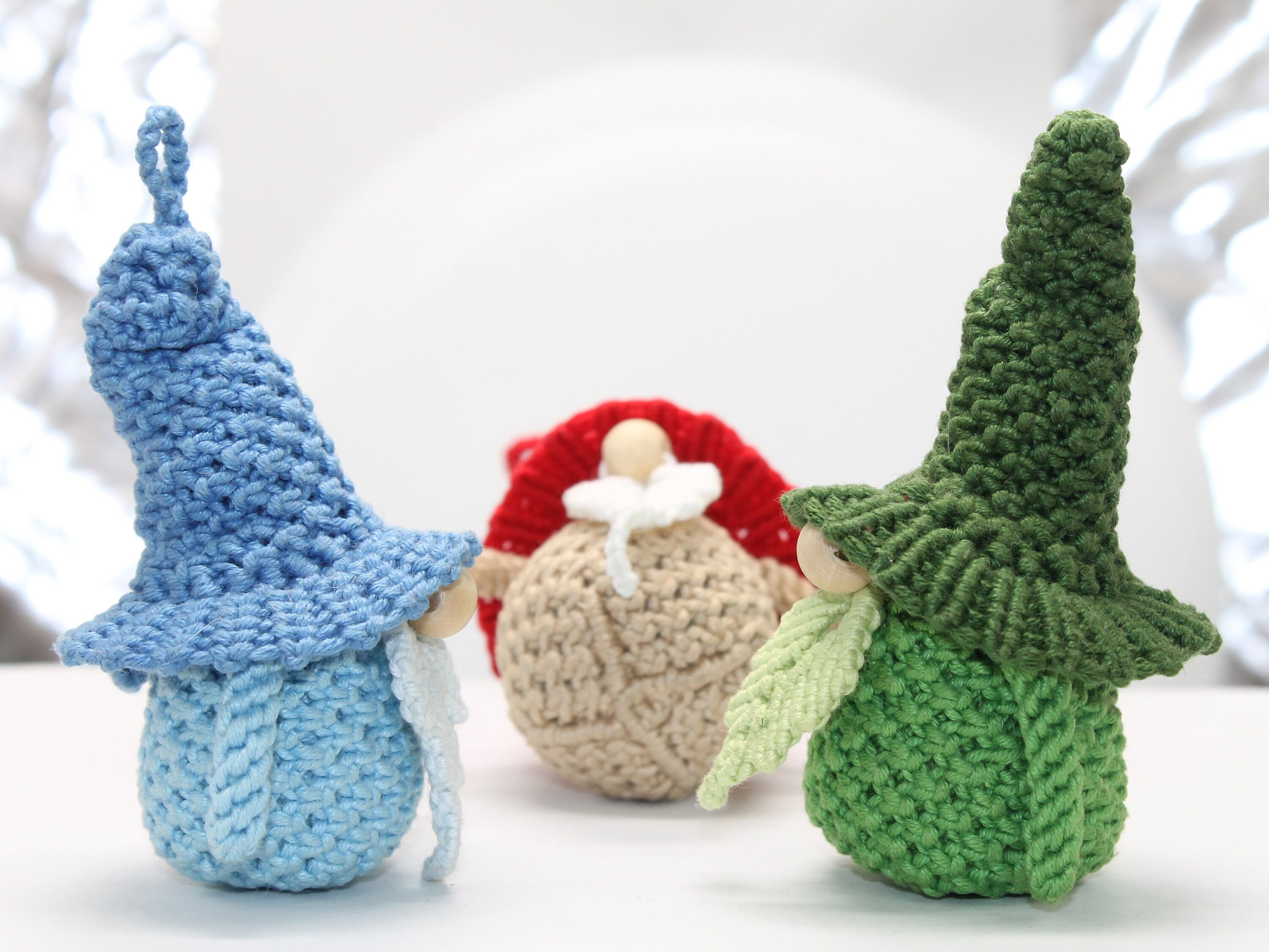 Macrame Gnome Pattern Pdf/ Macrame Toy/ Volume Macrame/ Keychain
